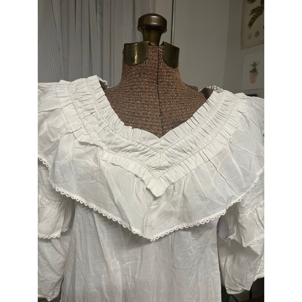 Anthropologie Cleobella Women’s Mini Dress Size S Ruffle Romantic Cottagecore - Picture 2 of 9